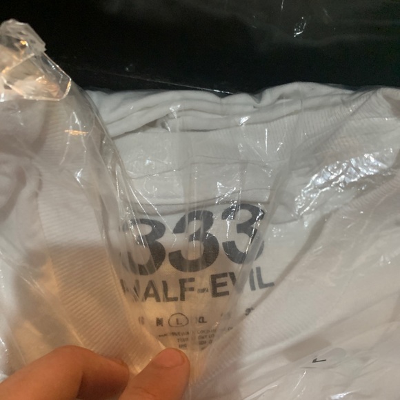 half evil Other - 333 logo tee
